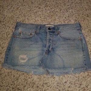 Hollister Jean mini skirt